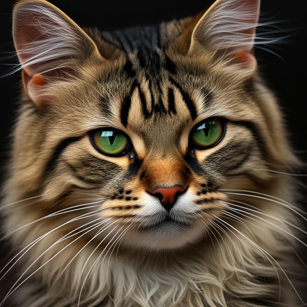 Wie man ein Bild einer Ragamuffin-Katze mit KI (Stable Diffusion) erstellt, mit Beispiel-Prompt